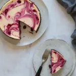 Marbled Cranberry Cheesecake