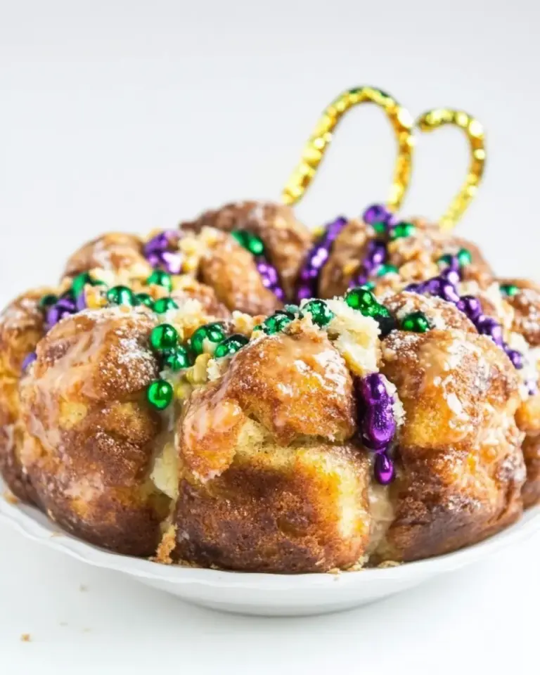 Mardi Gras Monkey Bread
