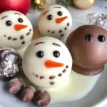 Melting Snowman Chocolate Balls