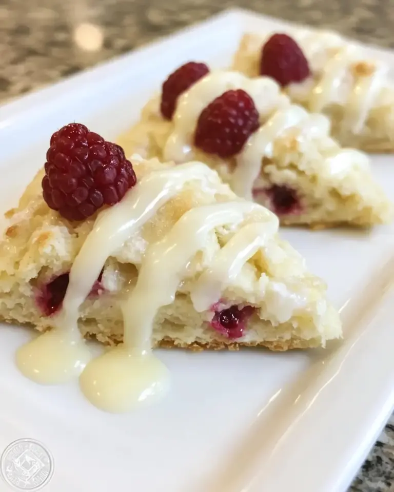 Meyer Lemon Raspberry Scones