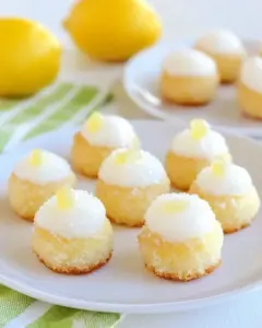 Mini Lemon Drop Cakes