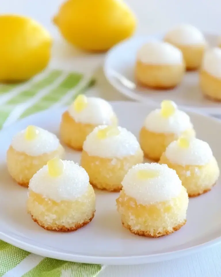 Mini Lemon Drop Cakes