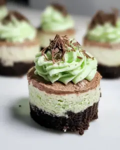 Mini Mint Cheesecake