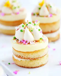 Mini Vanilla Bean Cakes
