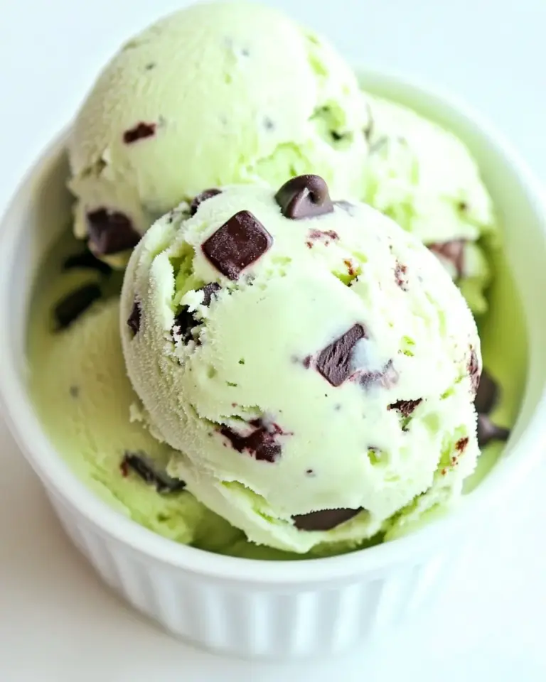Mint Chocolate Chip Ice Cream