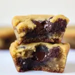 Moist and Gooey Chocolate Chip Cookie Cups