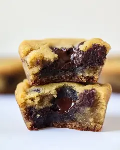 Moist and Gooey Chocolate Chip Cookie Cups