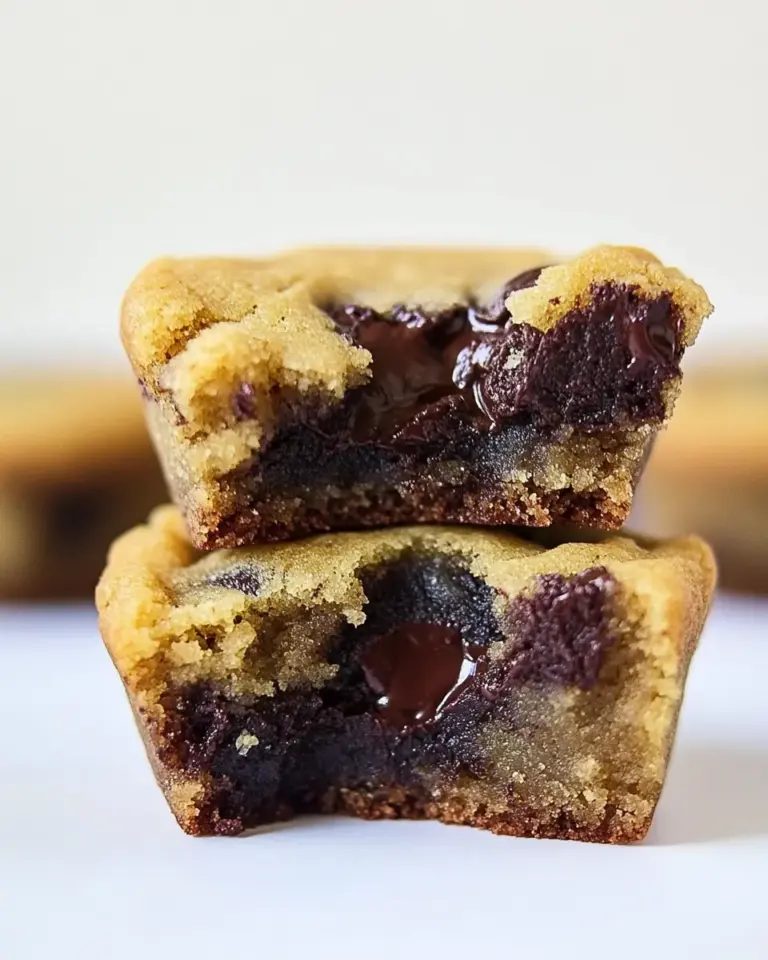 Moist and Gooey Chocolate Chip Cookie Cups
