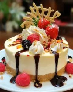 No Bake Chilled Cheesecake