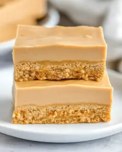 No Bake Double Peanut Butter Bars