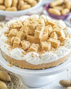 No Bake Frozen Peanut Butter Cheesecake