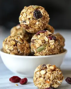 No Bake Granola Bites
