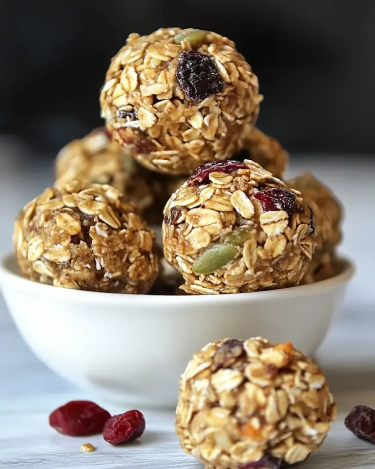 No Bake Granola Bites