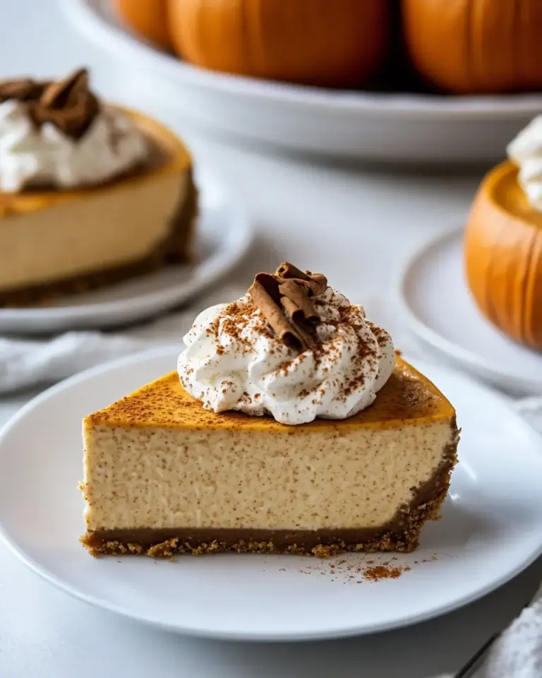 No Bake Pumpkin Cheesecake
