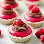 No Bake Raspberry Mousse Tartlets