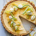 No Fuss Coconut Lime Tart