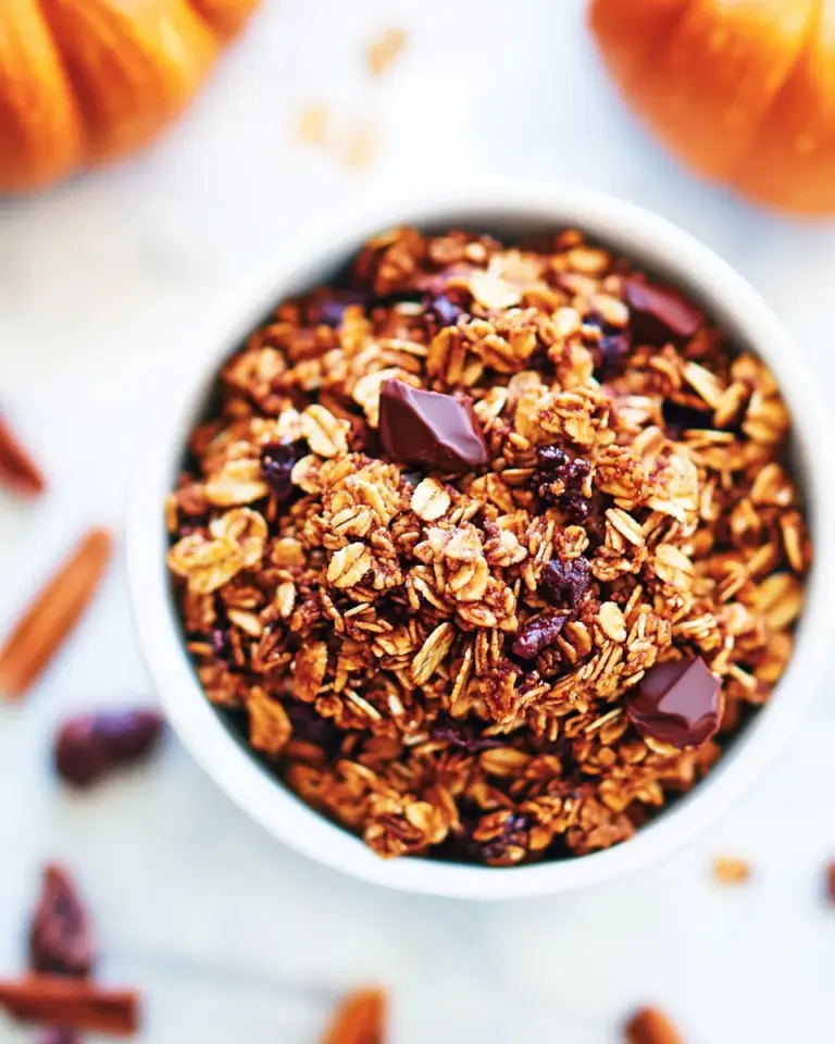 Nutella Pumpkin Slow Cooker Granola