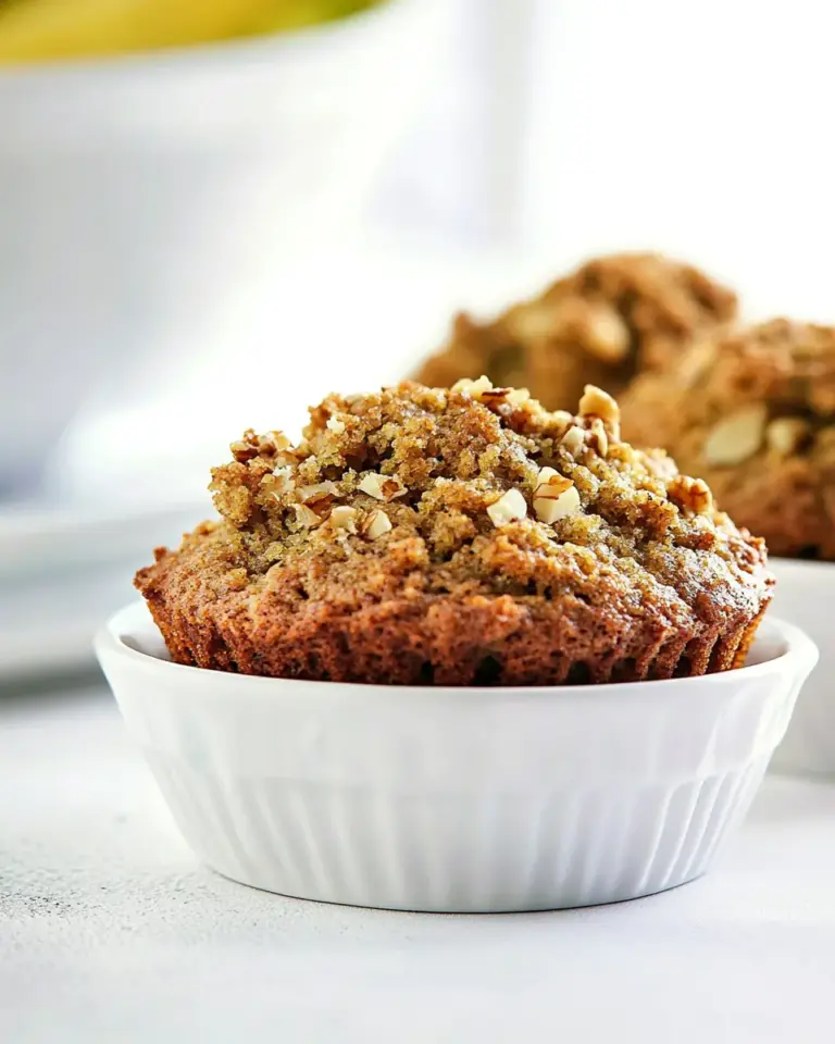 Olive Oil Banana Walnut Muffins