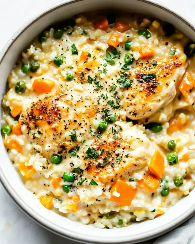 One Pot Creamy Chicken and Rice