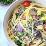 One Pot Skinny Pasta Primavera