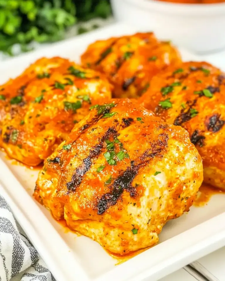 Orange Buffalo Grilled Chicken
