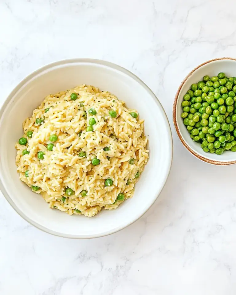 Orzotto with Peas