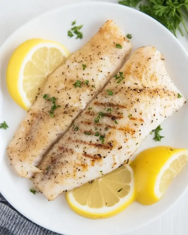 Pan Grilled Red Snapper