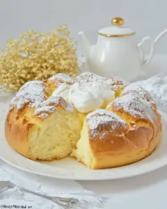 Paska Bread with Sour Cream