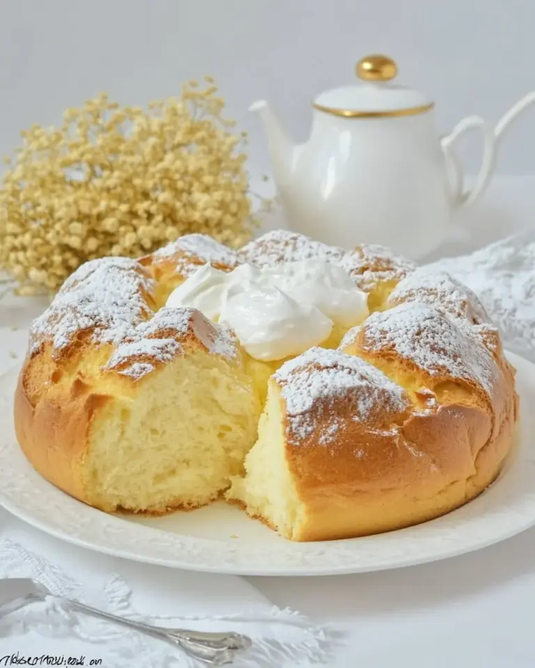 Paska Bread with Sour Cream