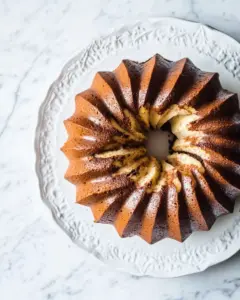 Passion Fruit and Chocolate Bundt Cake