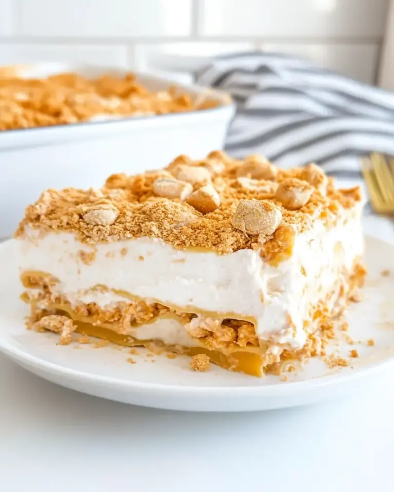 Peanut Butter Lasagna