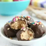 Peanut Butter Oatmeal Cookie Dough Truffles