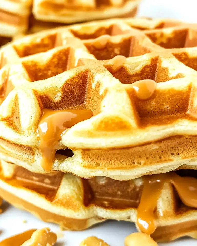 Peanut Butter Waffle Sandwiches