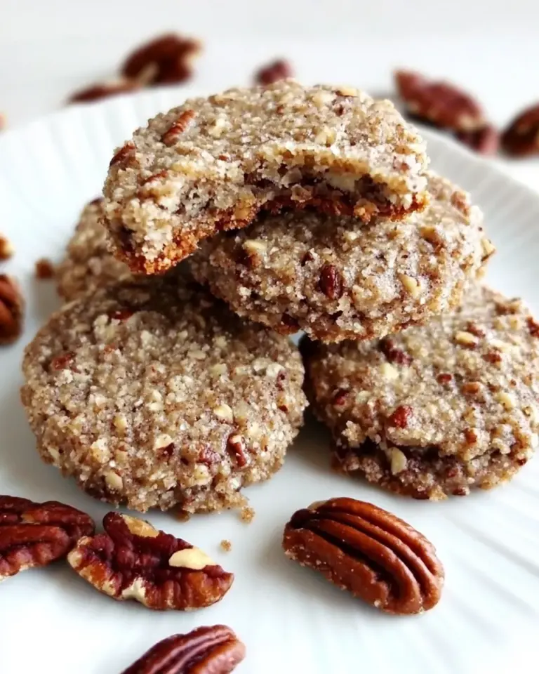 Pecan Shortbread Cookies