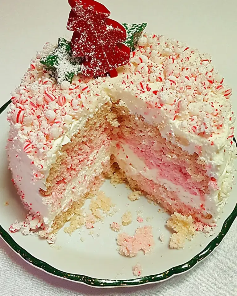 Peppermint Cheesecake Cake
