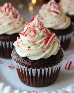 Peppermint Chocolate Cupcakes