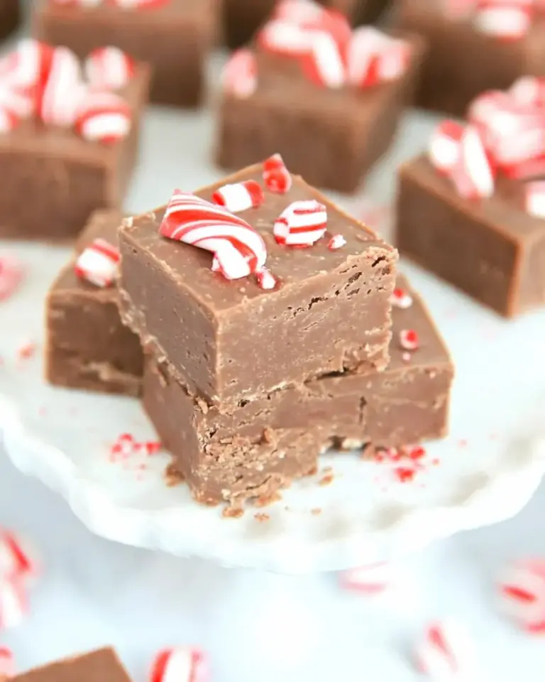 Peppermint Mocha Fudge