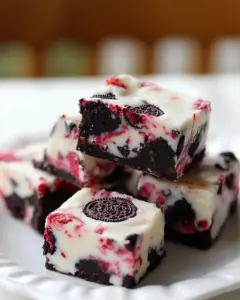 Peppermint Oreo Fudge
