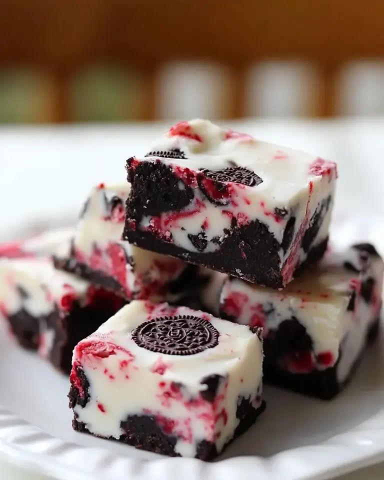 Peppermint Oreo Fudge