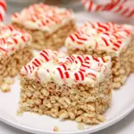 Peppermint Rice Krispie Treats
