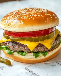 Perfect Burger King Cheeseburger Copycat