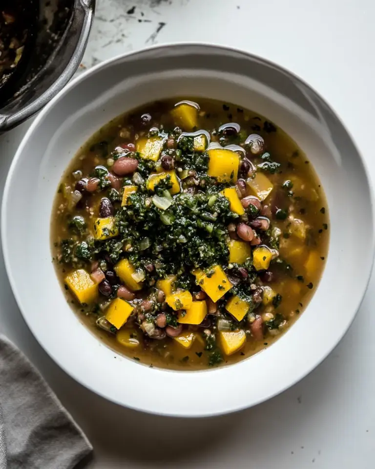 Pinto Squash Stew with Chimichurri