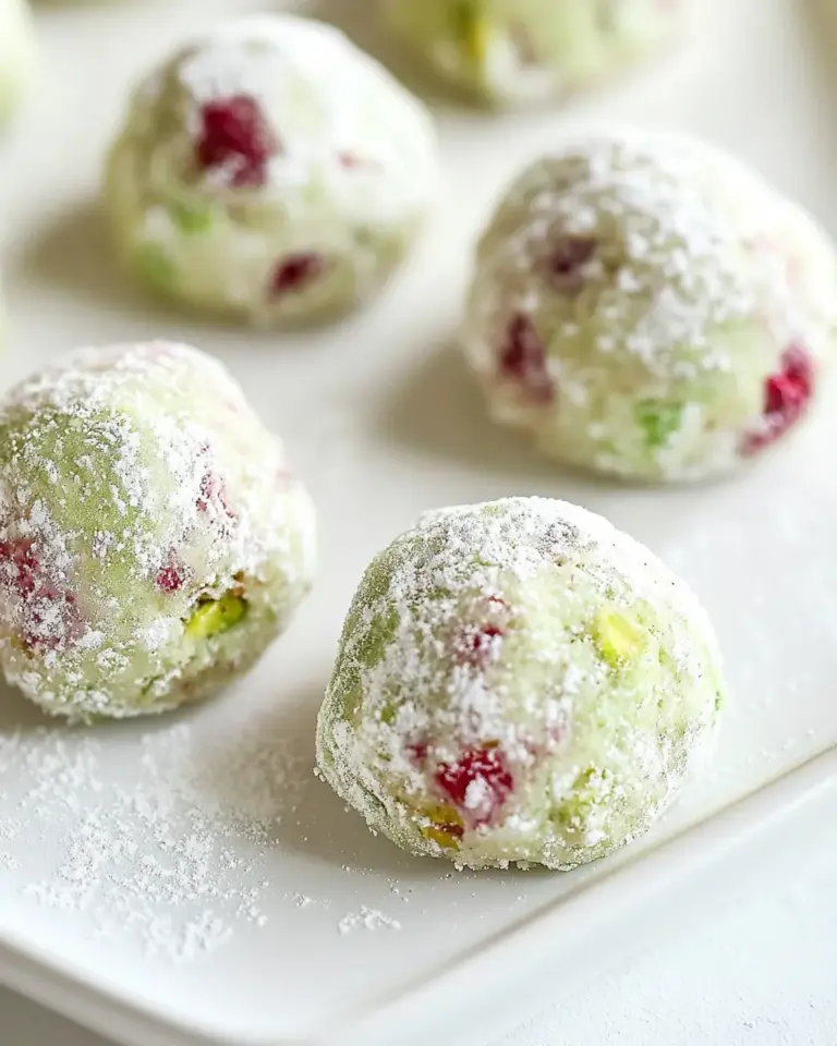 Pistachio Cherry Meltaways