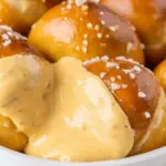 Pretzel Bites with Cheddar Sauce