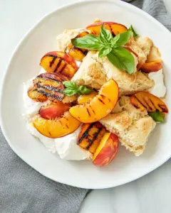 Pull Apart Scones with Grilled Nectarines