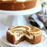 Pumpkin Cake with Cream Cheese Swirl