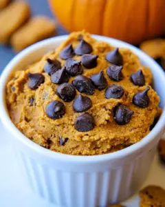 Pumpkin Cookie Dough Dip