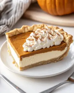 Pumpkin Cream Cheese Pie