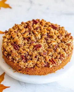 Pumpkin Crumb Coffee Cake