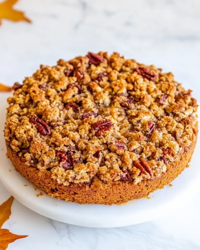 Pumpkin Crumb Coffee Cake